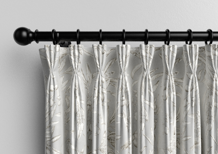 Aviary Velvet, Feather Grey - Made to Measure Curtain - Image 11